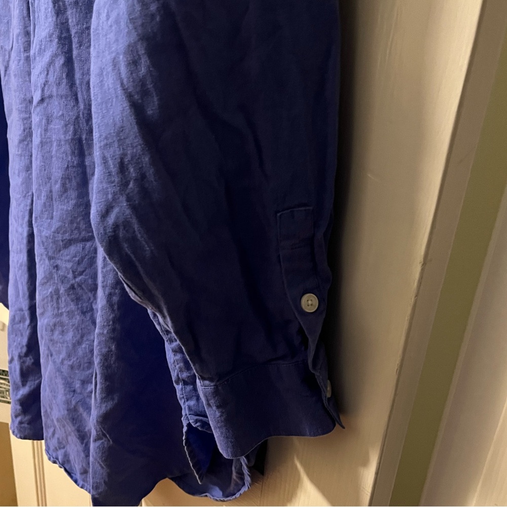 Gabriella Katefa-Johnson x Future Collective linen-blend button down shirt, 3X - Picture 6 of 6